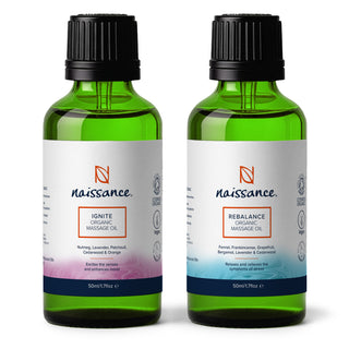 Ignite & Rebalance Organic Massage Oil Set
